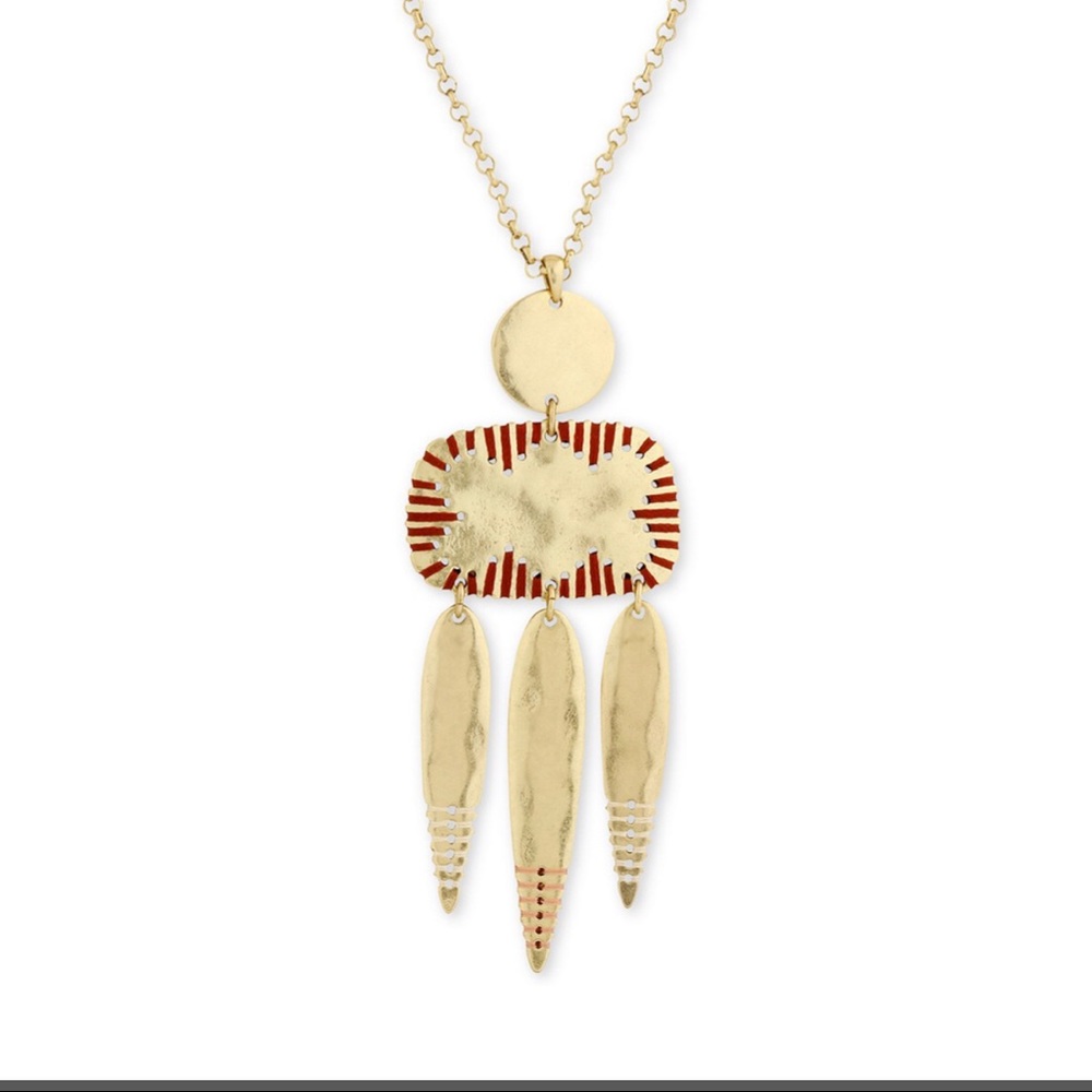 Lucky Brand Threaded Pendant Necklace
